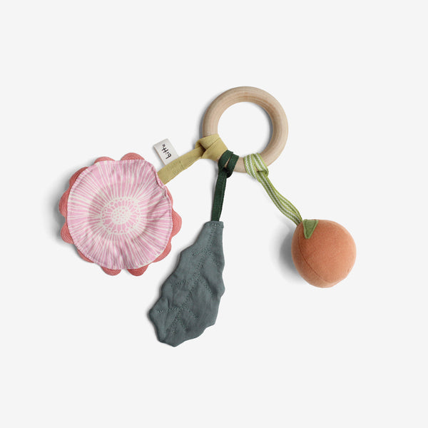 Organic Baby 3-in-1 Activity Toy - Peach Blossom
