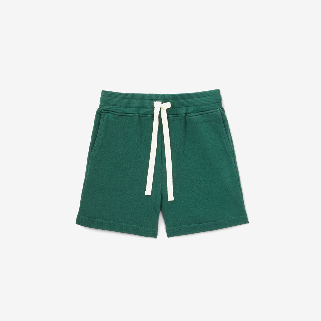 Organic Terry Gym Shorts - Forest