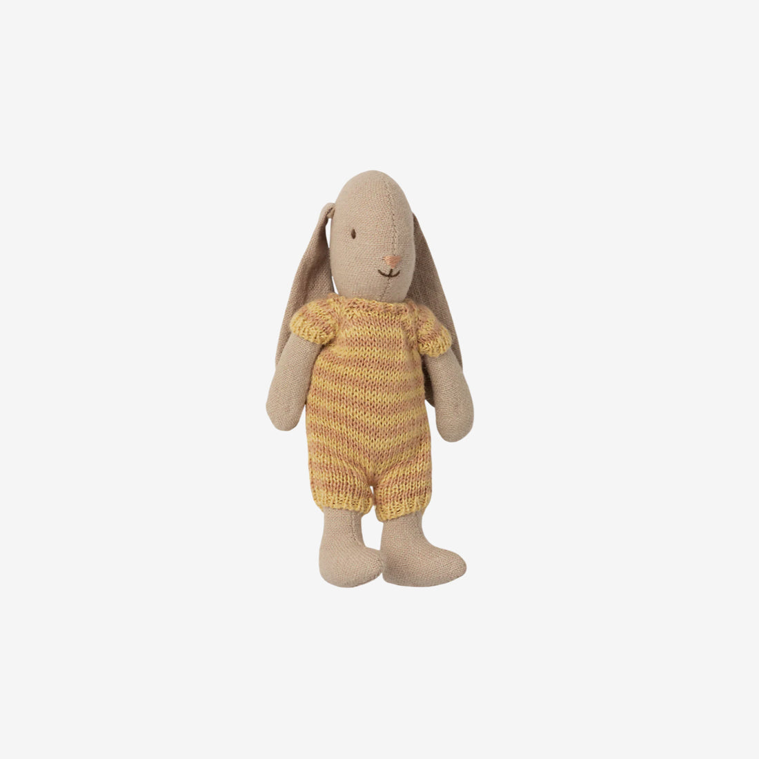 Micro Bunny in Stripe Knit Suit - Marigold