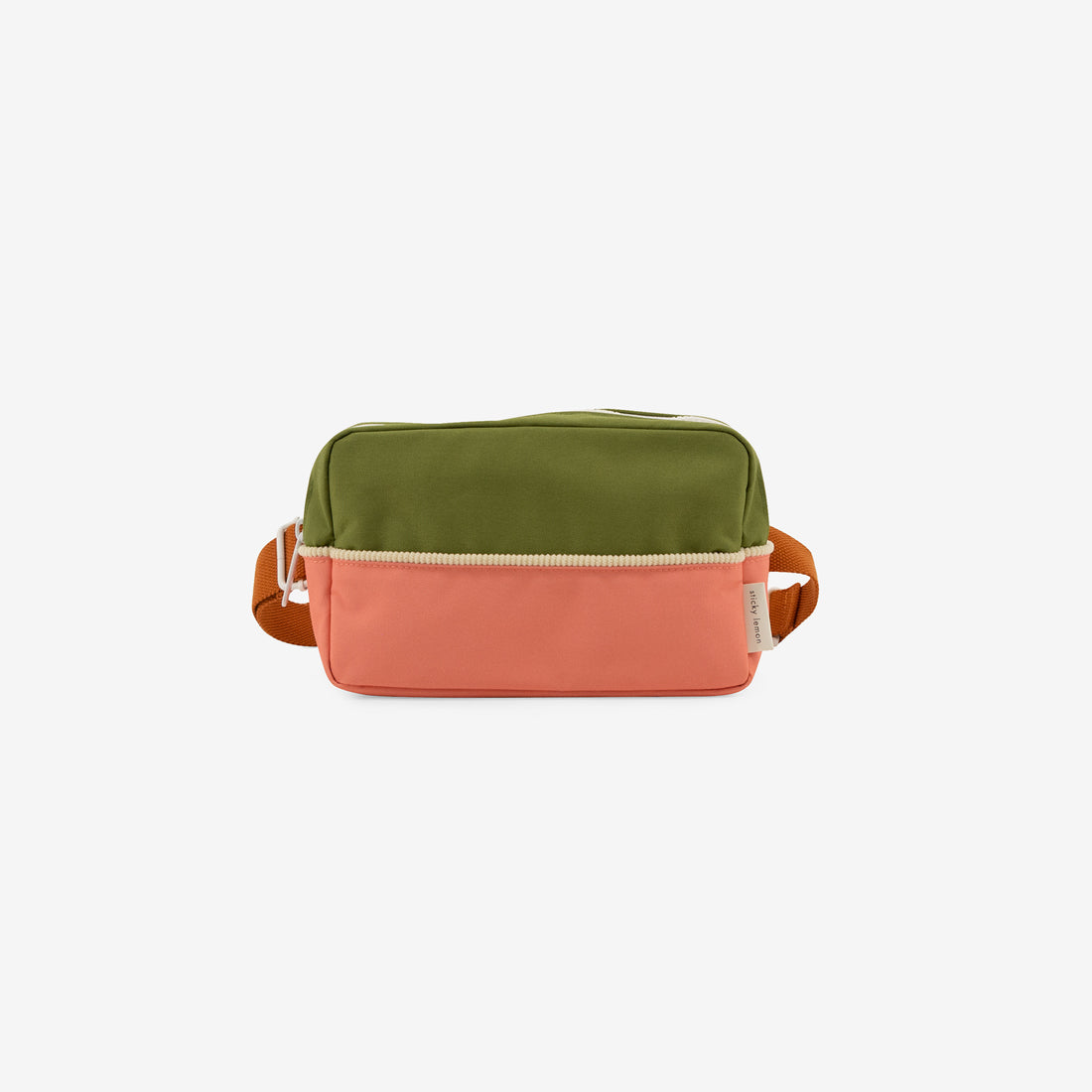 Large Fanny Pack - Farmhouse Collection - Sprout Green + Flower Pink