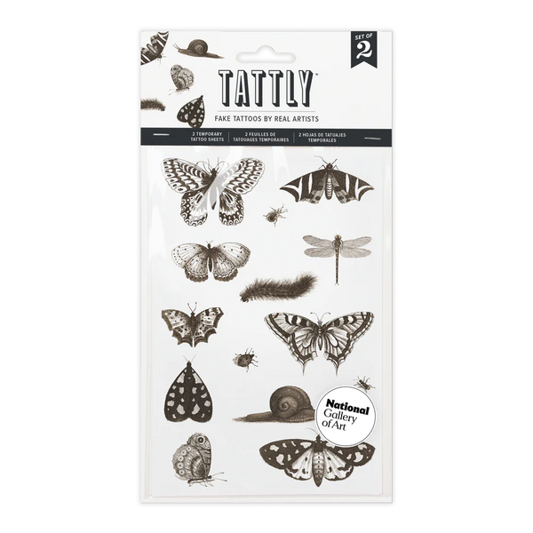 Temporary Tattoo Sheets - NGA Insects