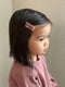 Petite Hair Clip Set - Mulberry Velvet + Cascara Floral