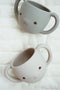 Silicone Cutie Cup 2-Pack - Whale Grey