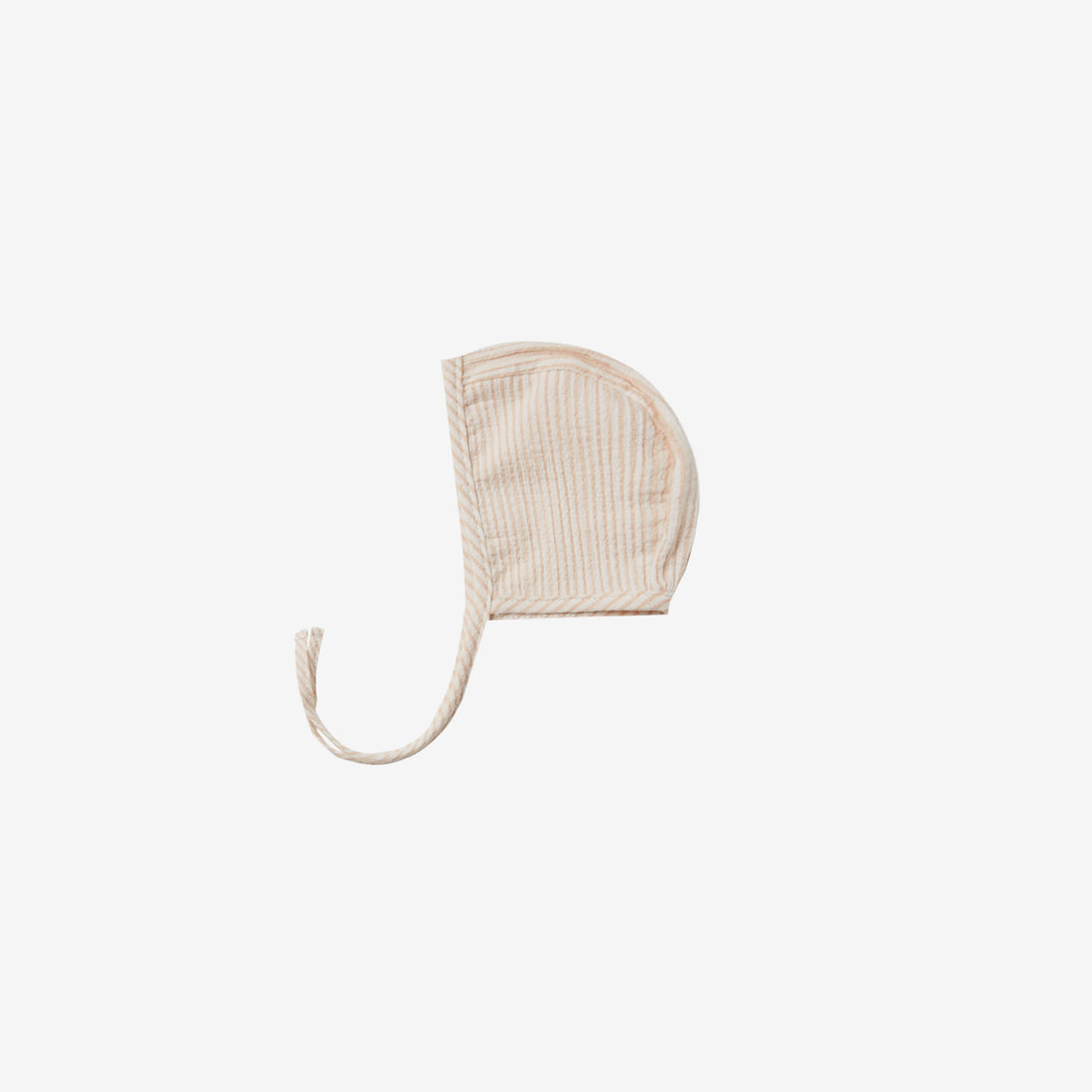 Organic Double Gauze Baby Bonnet - Petal Stripe
