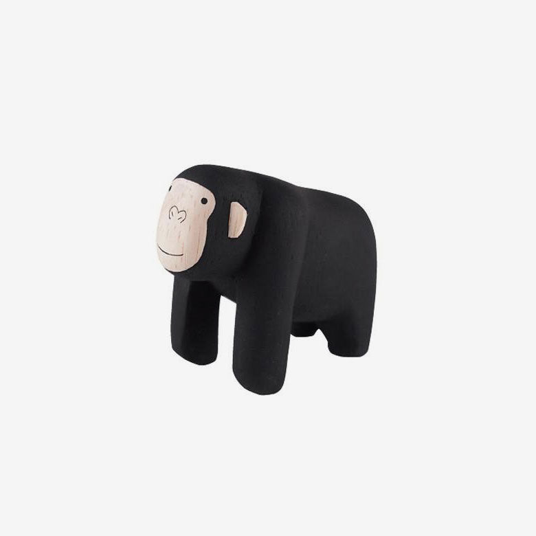 Polepole Miniature Wooden Animals - Gorilla
